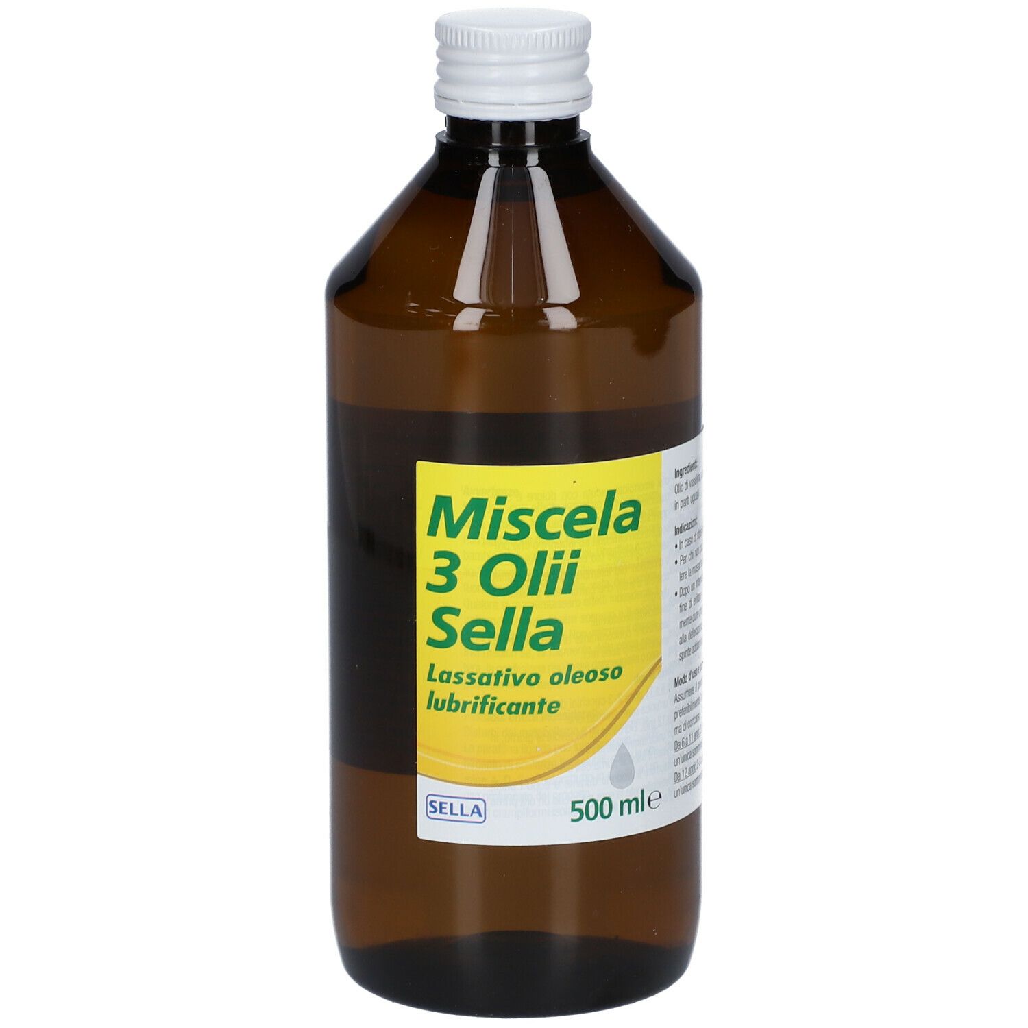 Miscela 3 Olii Sella Lassativo 500 ml 500 ml Redcare Miscela 3 Olii Sella Lassativo 500 ml 500 ml Redcare