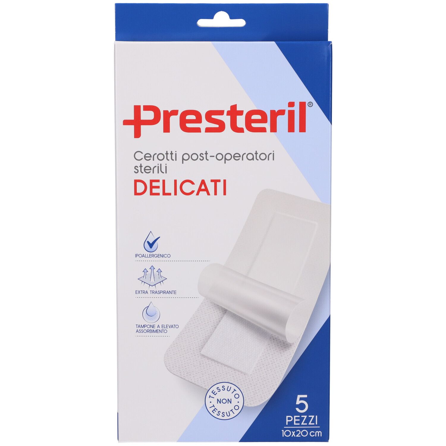 Medipresteril® Medicazioni Post-Operatorie delicate Sterili 10x20 cm