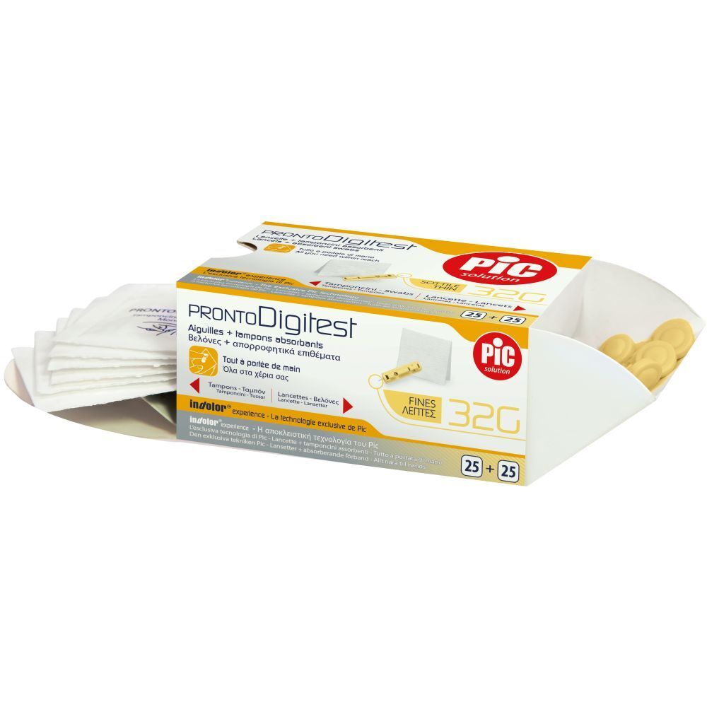 Pic Pronto Digitest Kit Lancette 32G  e Tamponcini