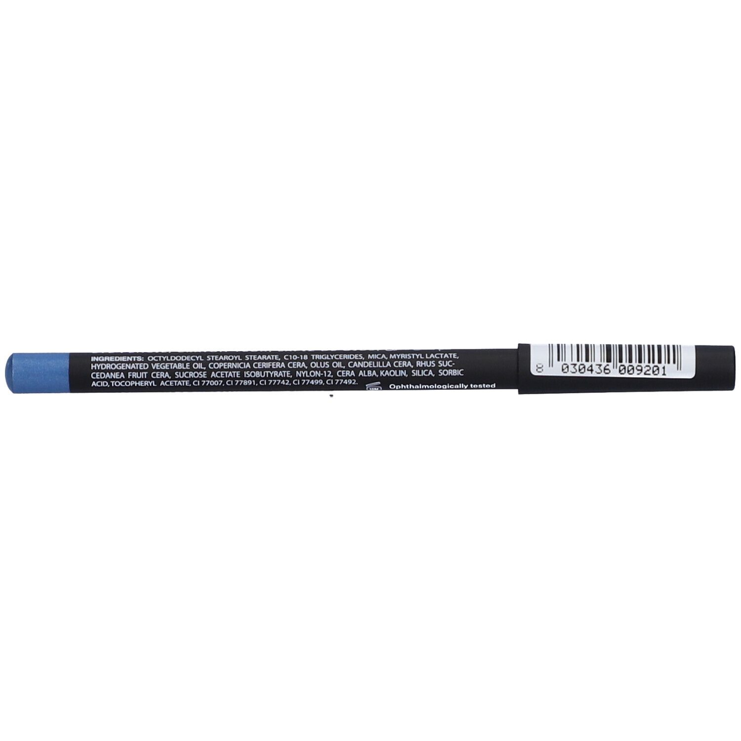 Matita occhi blu. Retro con ingredienti e codice a barre. Codice colore 04. Marchio ASTRA. Scritta: PROFESSIONAL EYE PENCIL MATITA OCCHI.
