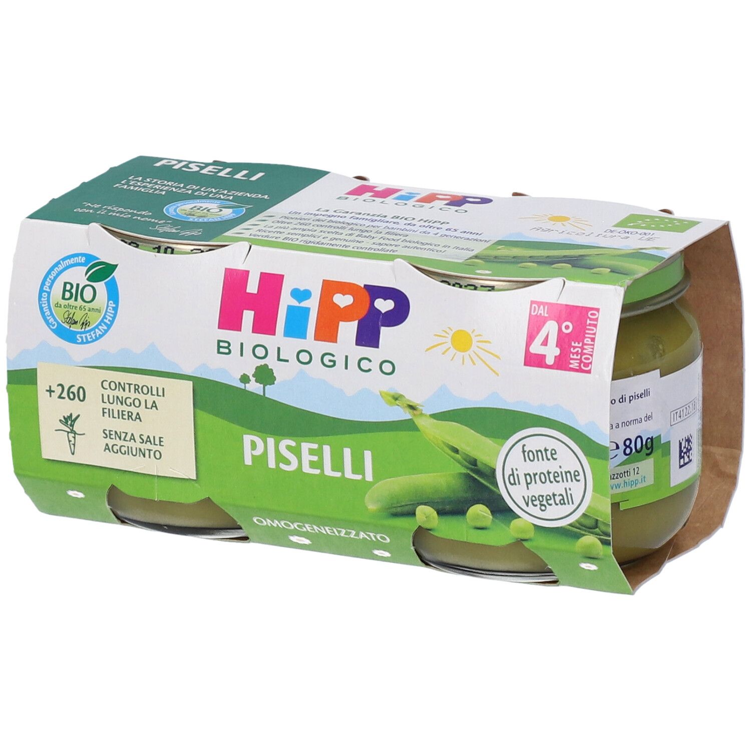 Hipp Bio Omogeneizzato Piselli 2X80 G - Immagine 6
