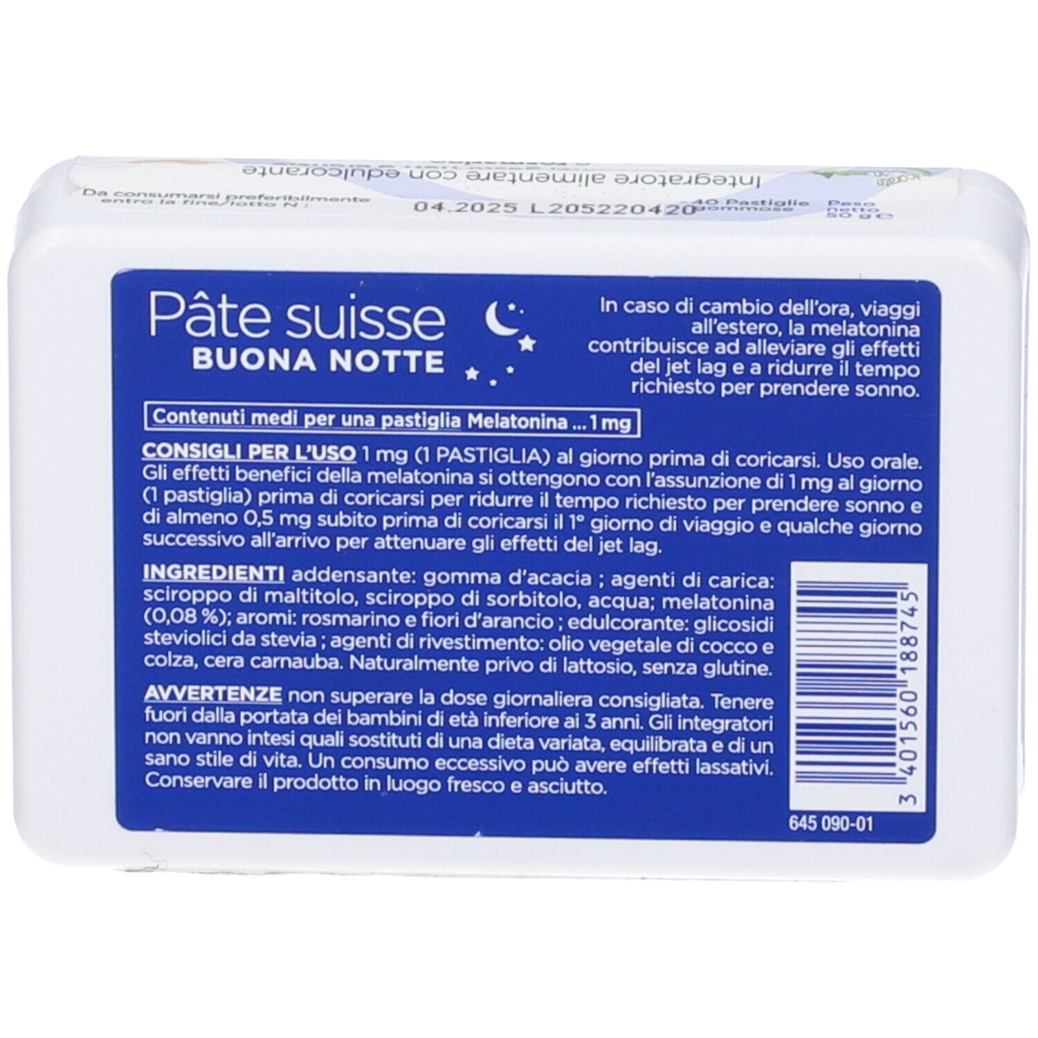 Pate Suisse Buona Notte 40Cpr