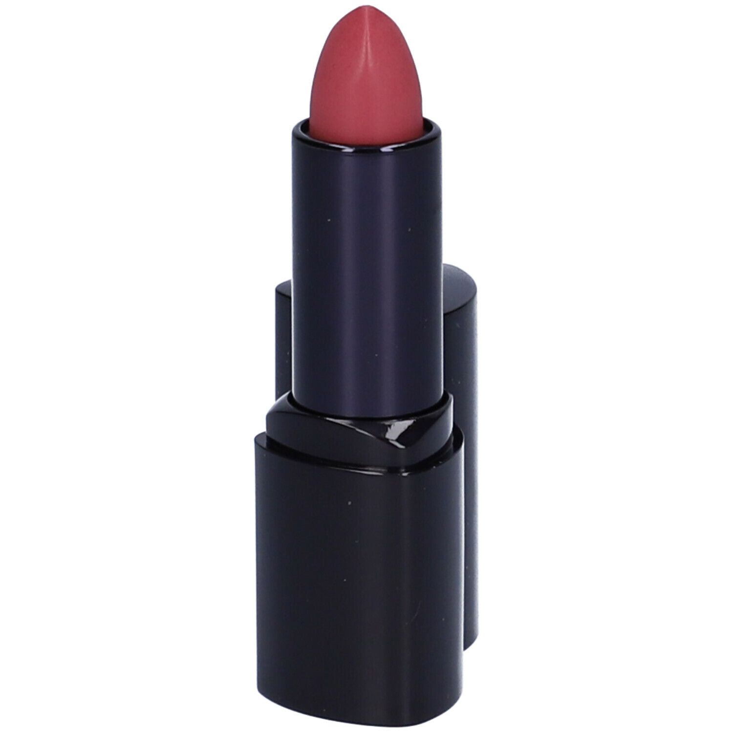 Rossetto rosa aperto. Astuccio nero con tappo nero.