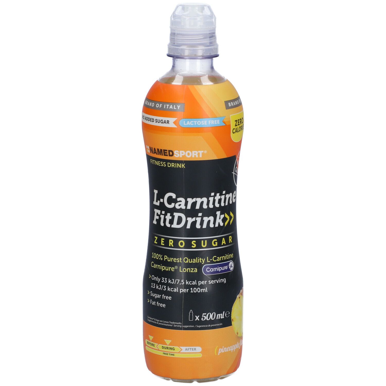 Image of NAMEDSPORT® L-carnitine Fit Drink>> Pineapple