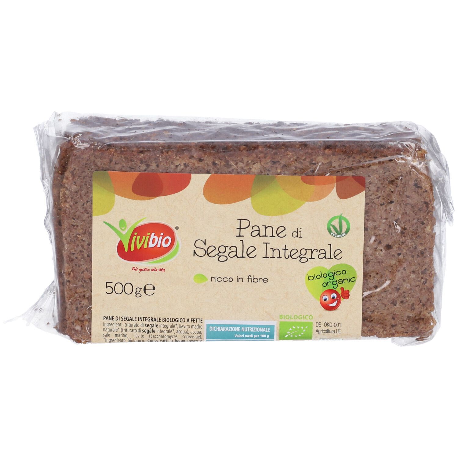 Vivibio Pane Di Segale Integrale BIO