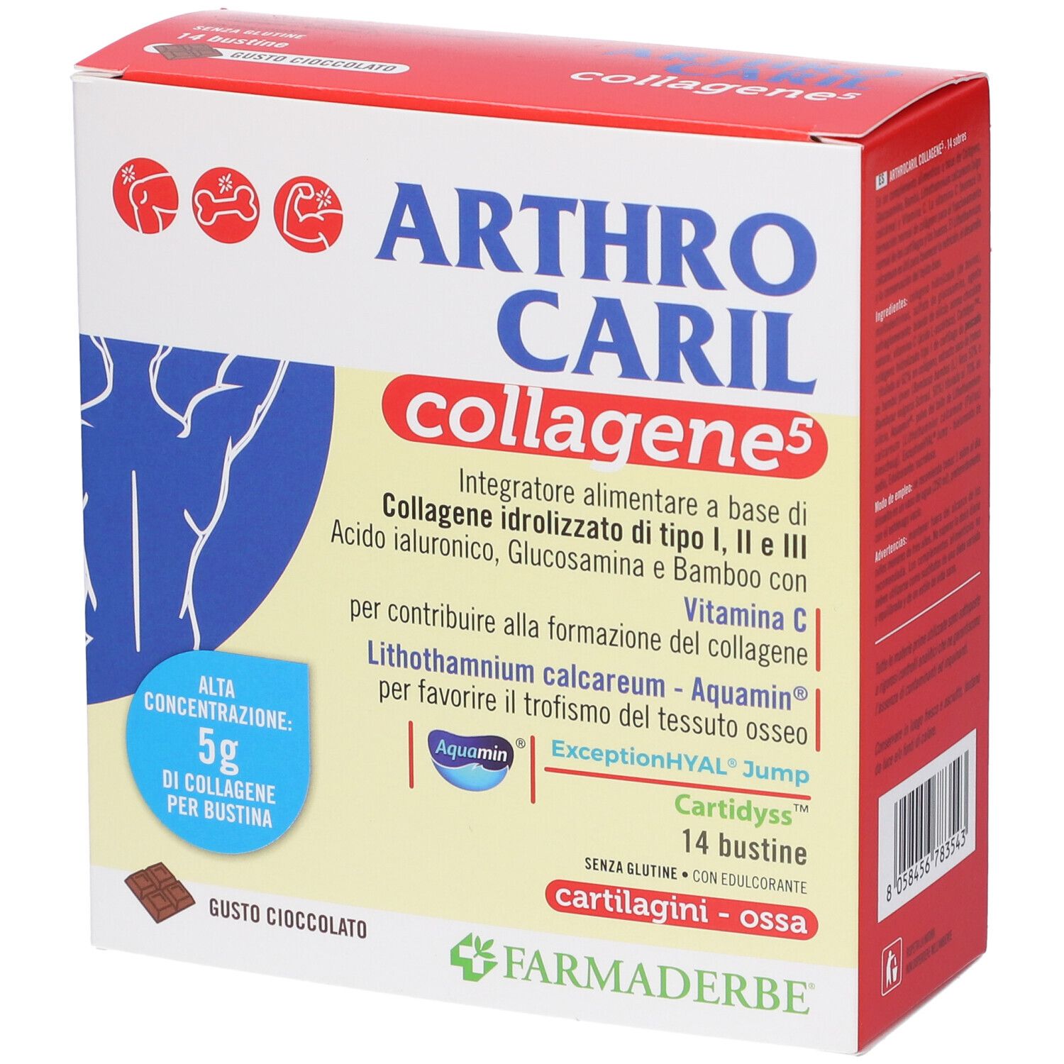 Farmaderbe Arthrocaril Arthrocaril Collagene 14 Bustine - Immagine 7