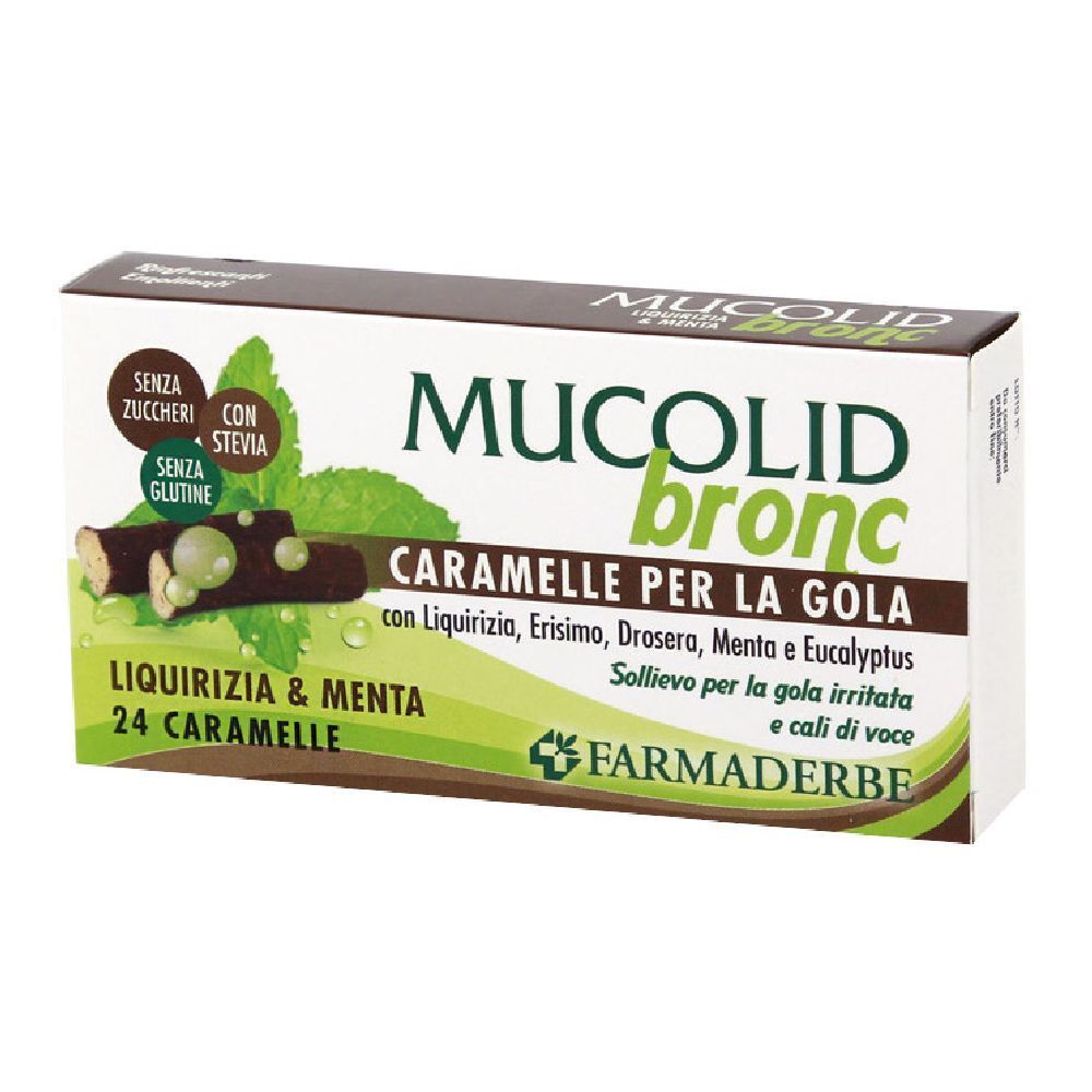 Mucolid Bronc Menta&Liquir24Ca 70 g Bonbons