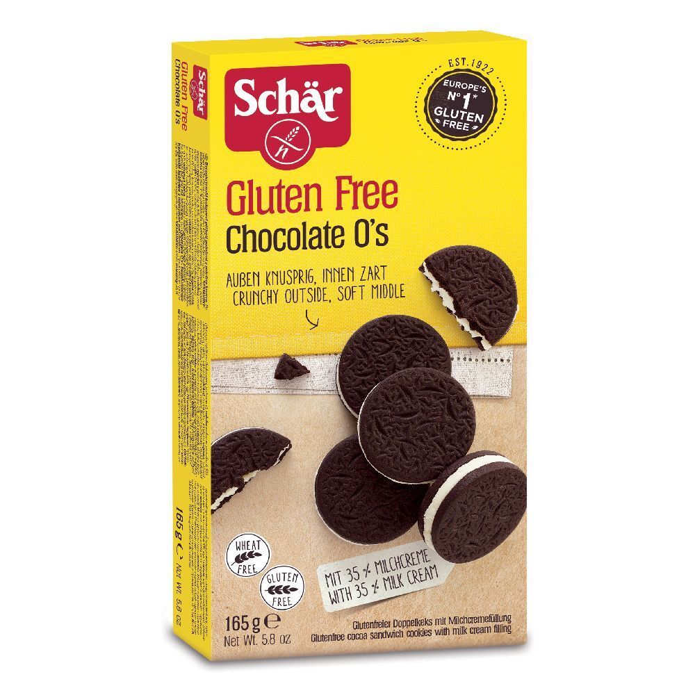 Schar Chocolate O's Biscotti Al Cacao Con Crema Al Latte 165 G - Immagine 10