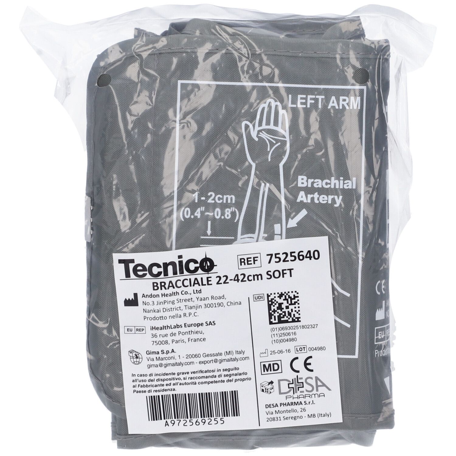 Sfigmomanometro Tecnico Easy Con Bracciale Wide Soft 22-42 Cm - Immagine 2