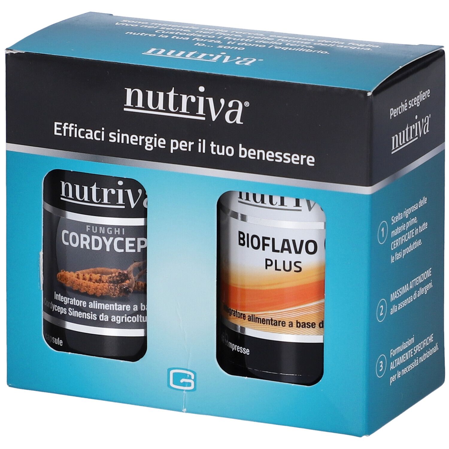 Kit Nutriva Mico Cordyceps + Bioflavo C Plus