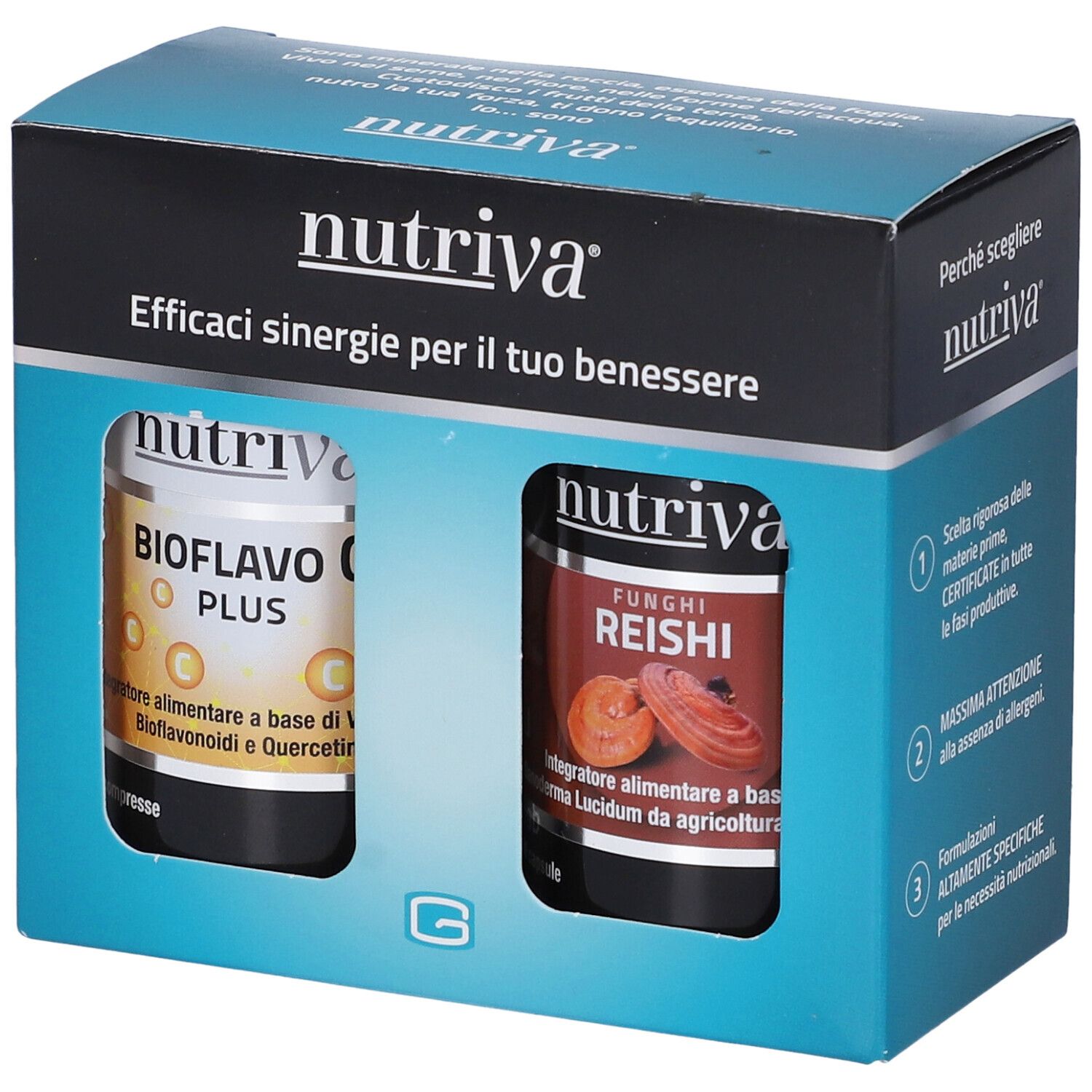 Kit Nutriva Mico Reishi + Bioflavo C Plus