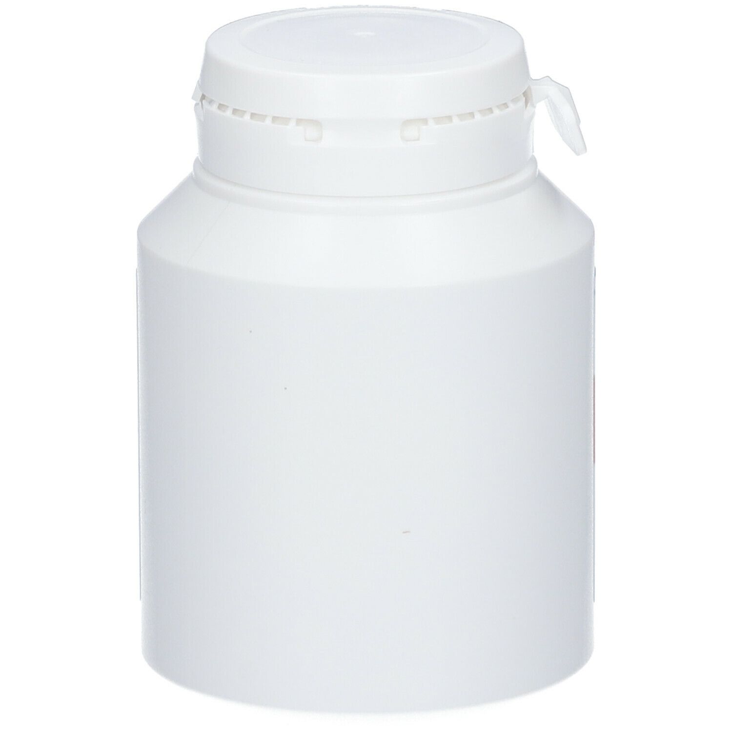 Weiße Flasche mit weißem Deckel. Marke Candoli. Enthält BeSame 200.