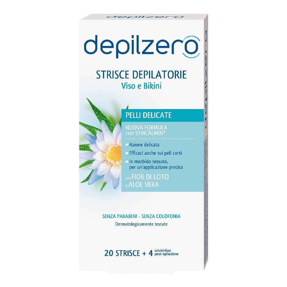 Depilzero Strisce Viso/Bikini 20 St