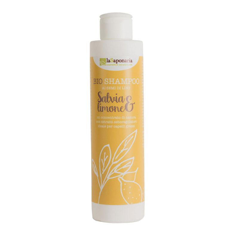 La Saponaria - Bio Shampoo Salvia e Limone - capelli grassi - Immagine 4
