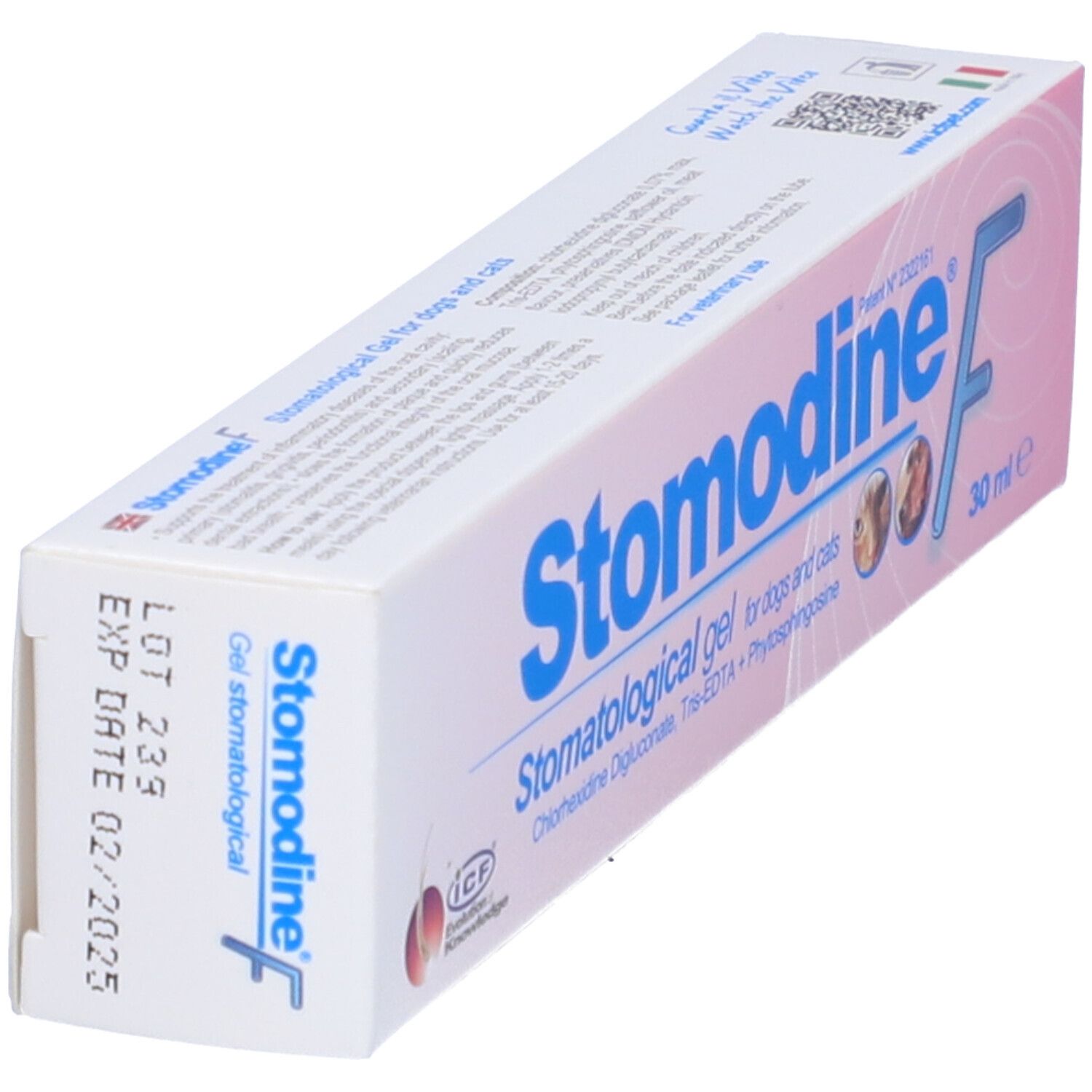 Stomodine F Stomatologisches Gel für Hunde und Katzen, 30 ml.