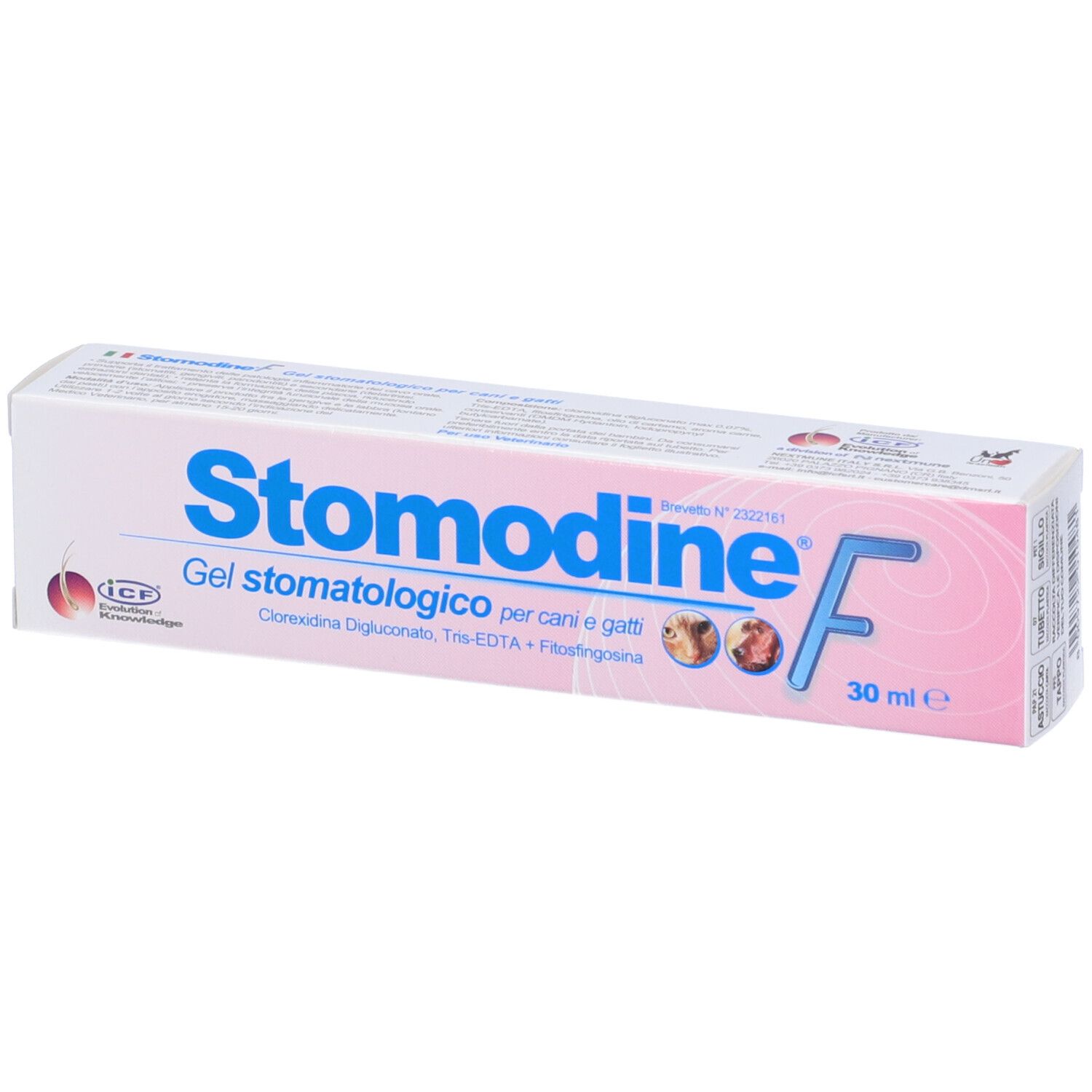 Stomodine F Stomatologisches Gel für Hunde und Katzen, 30 ml.