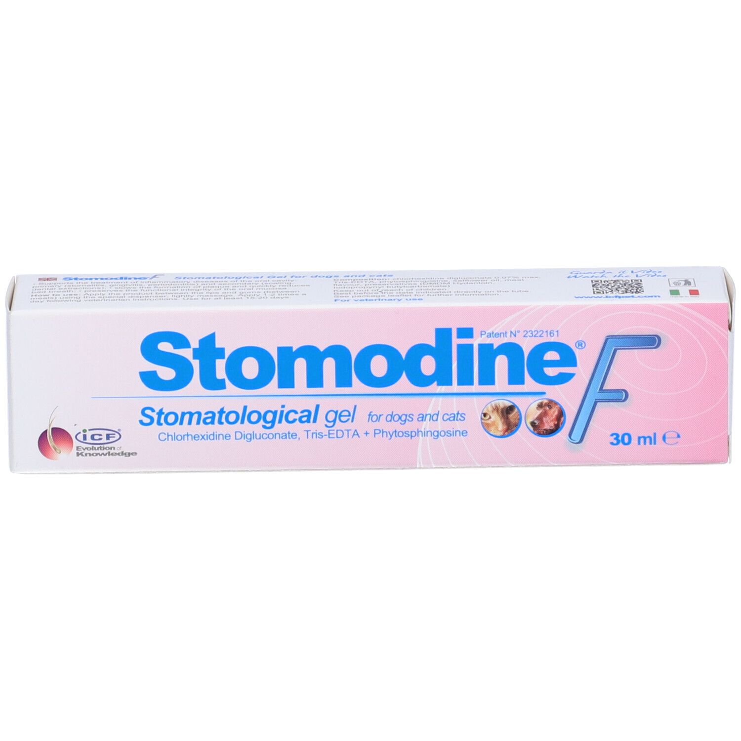 Stomodine F Stomatologisches Gel für Hunde und Katzen, 30 ml. Gel zur Mundpflege.