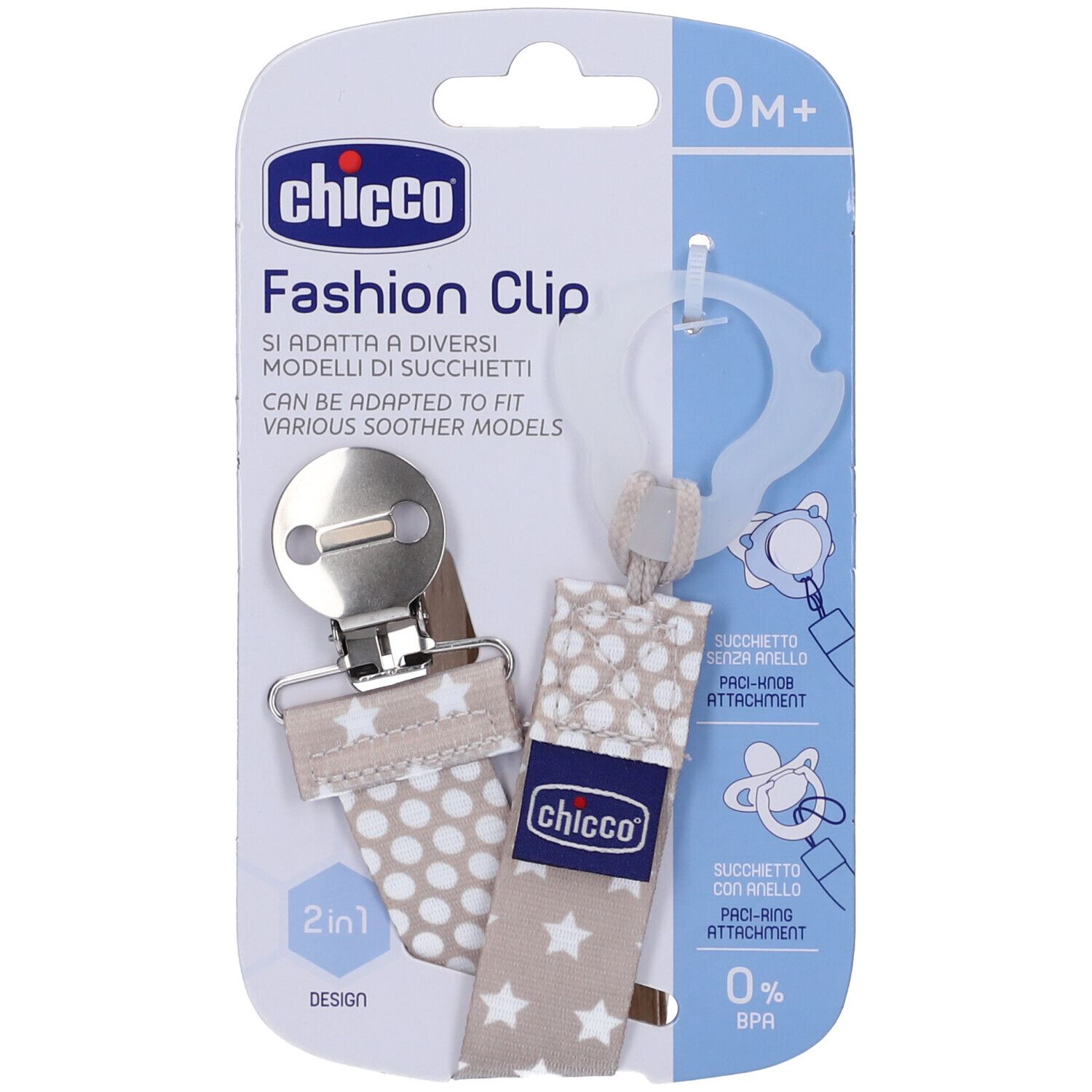 Chicco Clip Fashion Portasucchietto Neutro