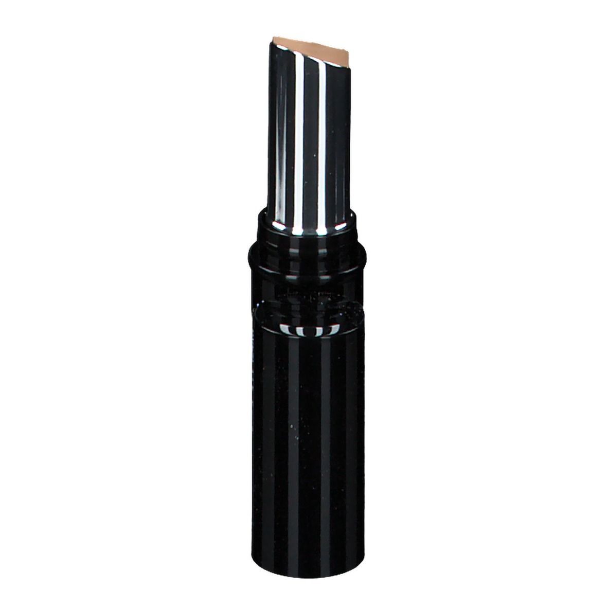 Stick correttivo beige, astuccio nero. Scritta: DERMABLEND [SOS COVERSTICK].