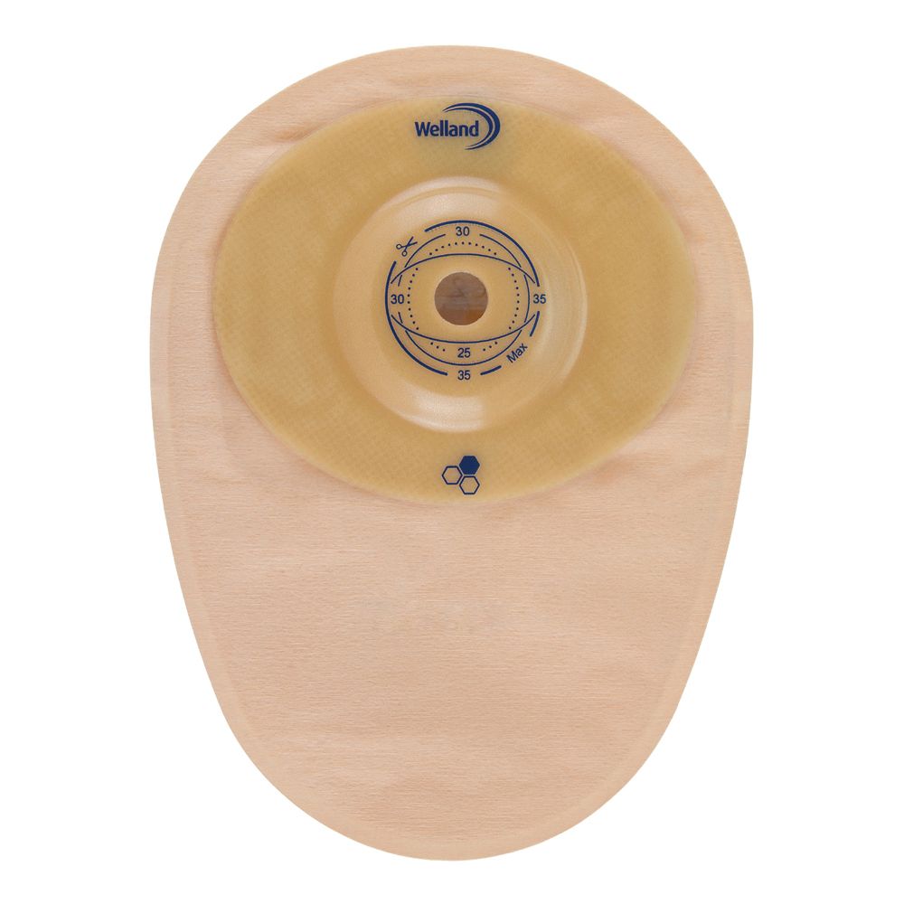 Sacca Per Colostomia Welland Aurum Convex Colo Midi Opaca Ritagliabile Diametro 13-48 Mm Inizio Convessita' 48 Mm 10 Pezzi