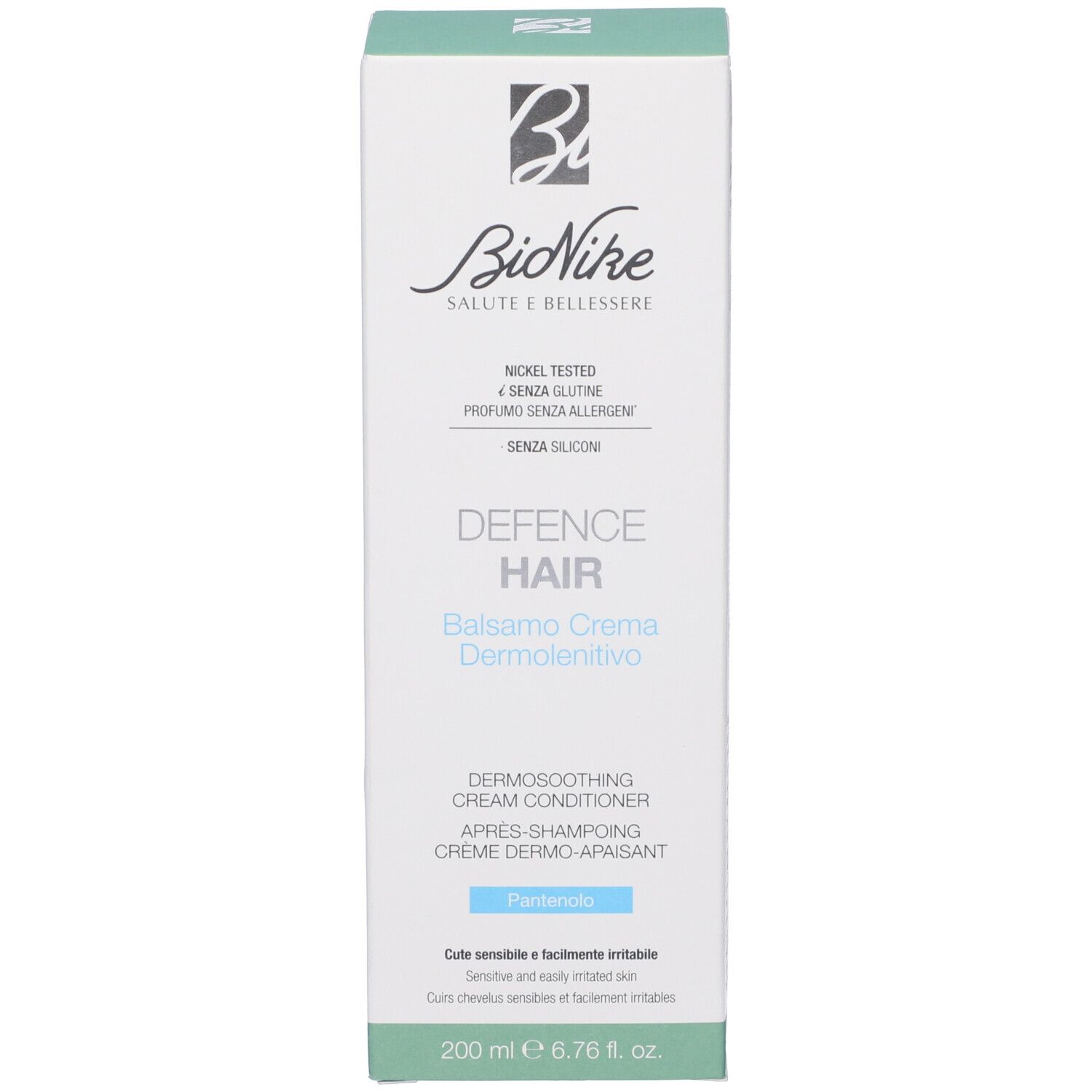 BioNike Defence Hair Balsamo Crema Dermolenitivo, 200 ml.