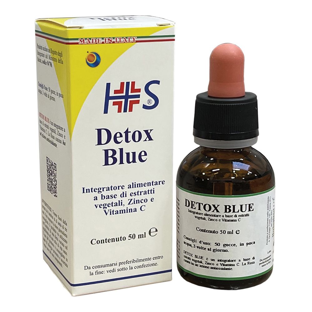 Detox Blue Gocce 50Ml 50 ml Tropfen zum Einnehmen