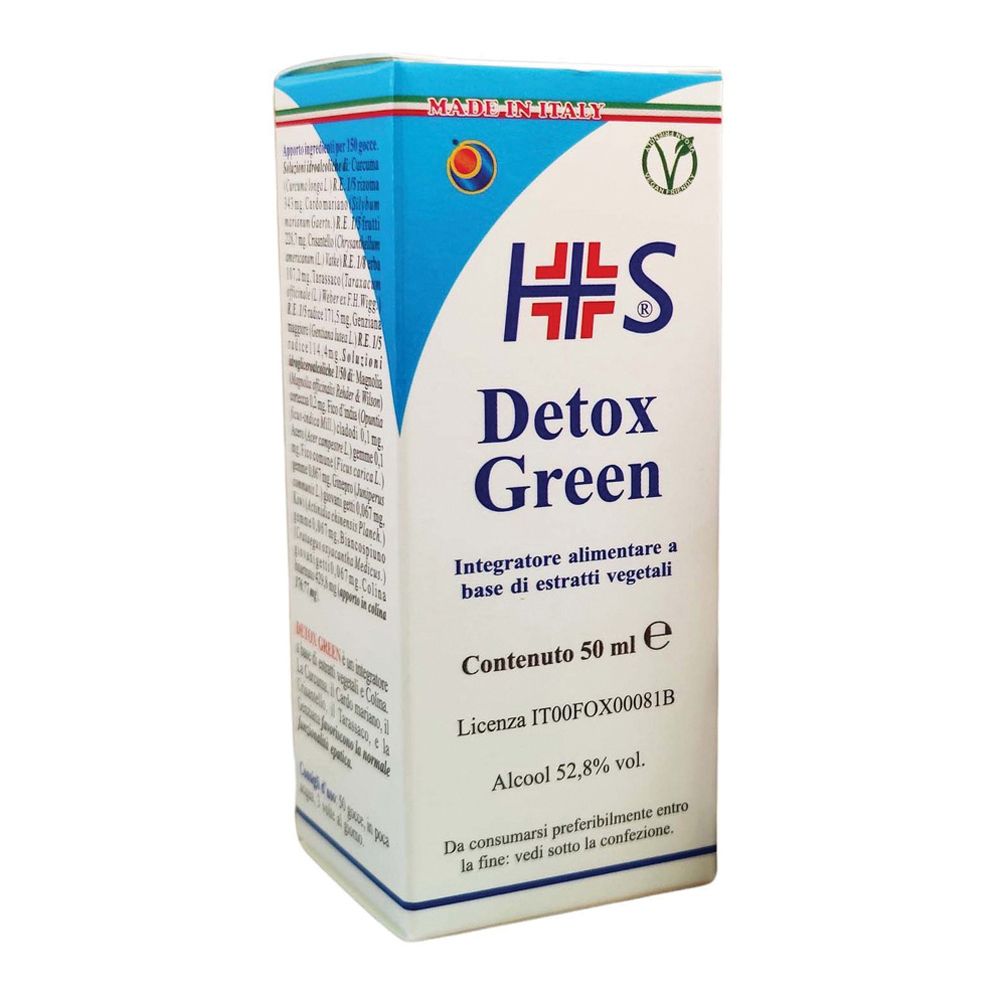 Detox Green Gocce 50Ml 50 ml Tropfen zum Einnehmen
