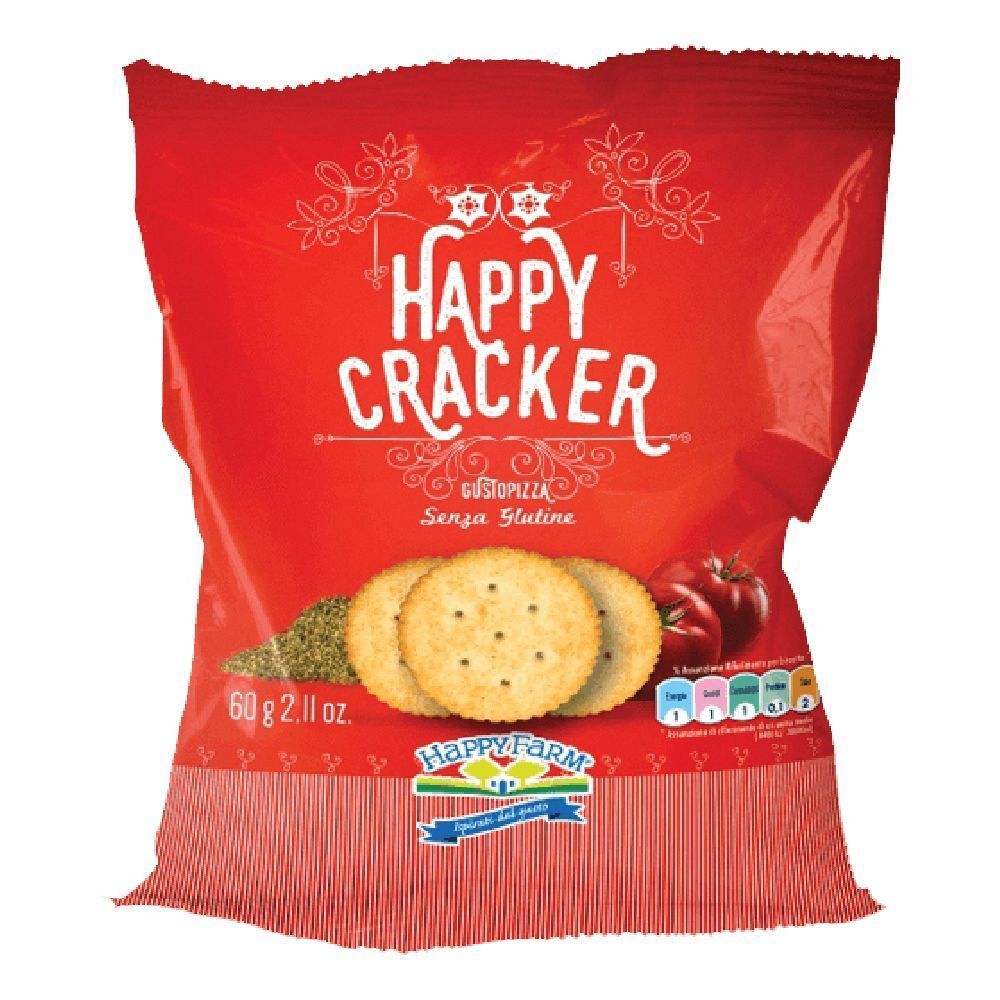 Happy Farm Crackers Gusto Pizza 60 G g
