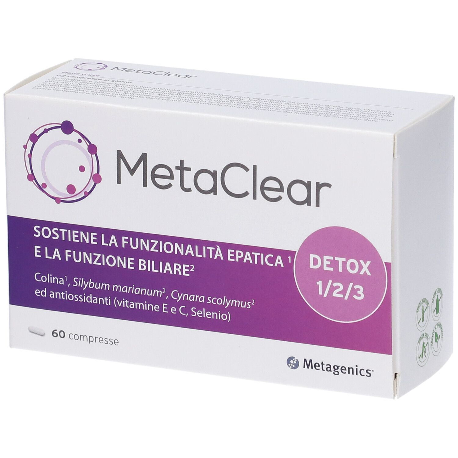 Metagenics™ MetaClear® 60 Compresse