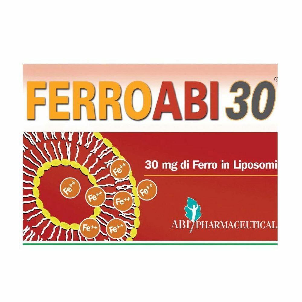 Image of Abi Pharmaceutical Ferroabi30 Integratore Alimentare Compresse