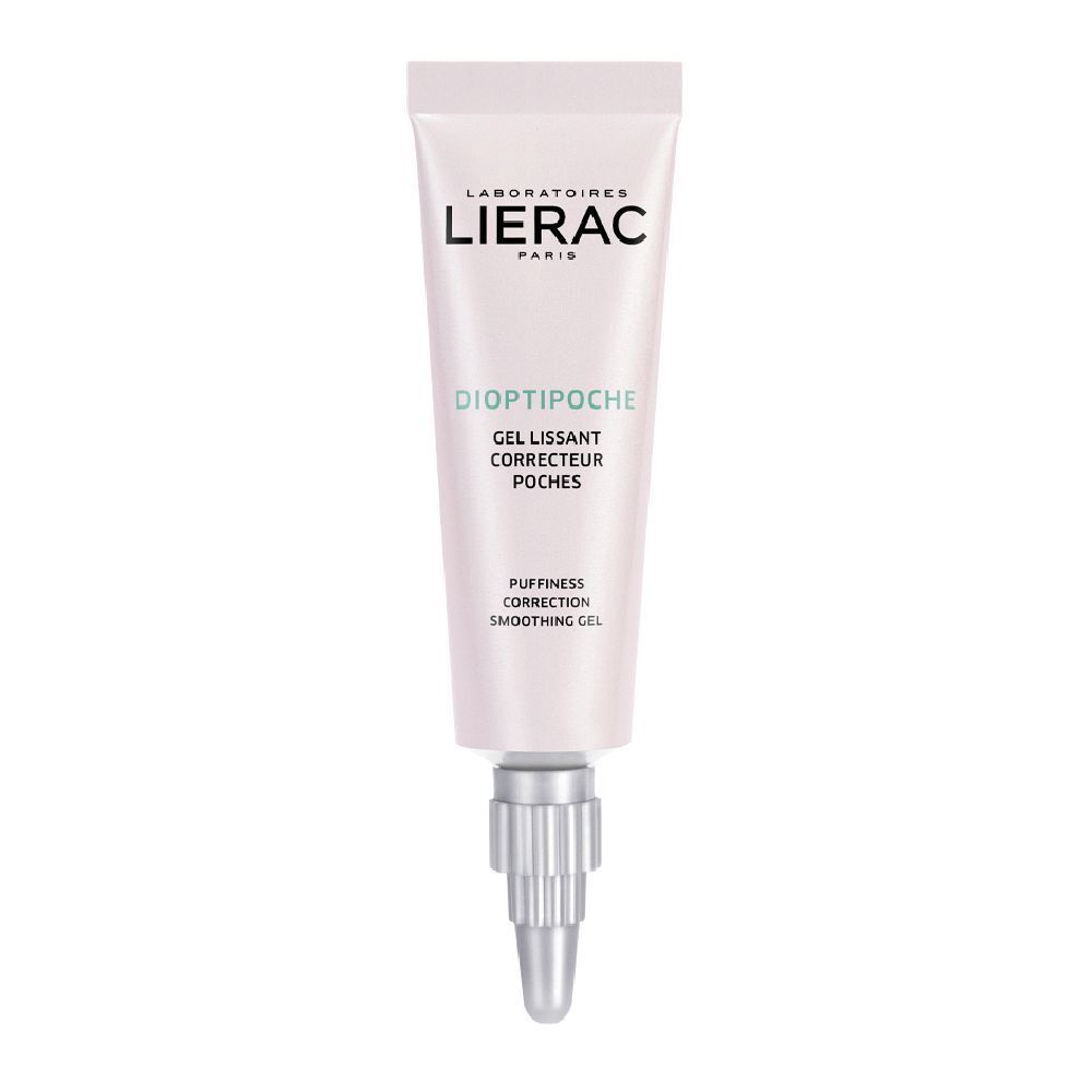 Tubo bianco con logo LIERAC e scritta Dioptipoche. Contiene un applicatore.