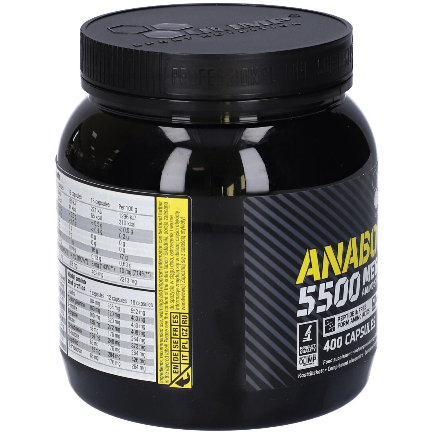 Anabolic amino 5500 melange de peptides et d'acides amines olimp nutrition