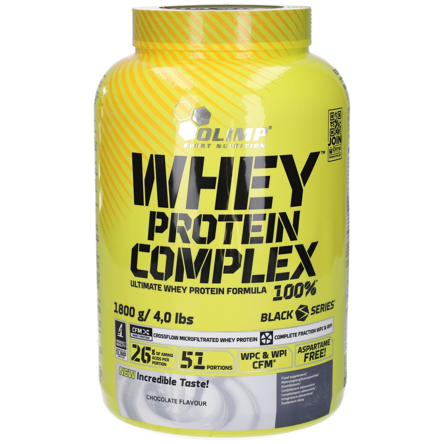 Olimp Whey Protein Complex 100% Gusto Chocolat 1800 g Polvere per solu