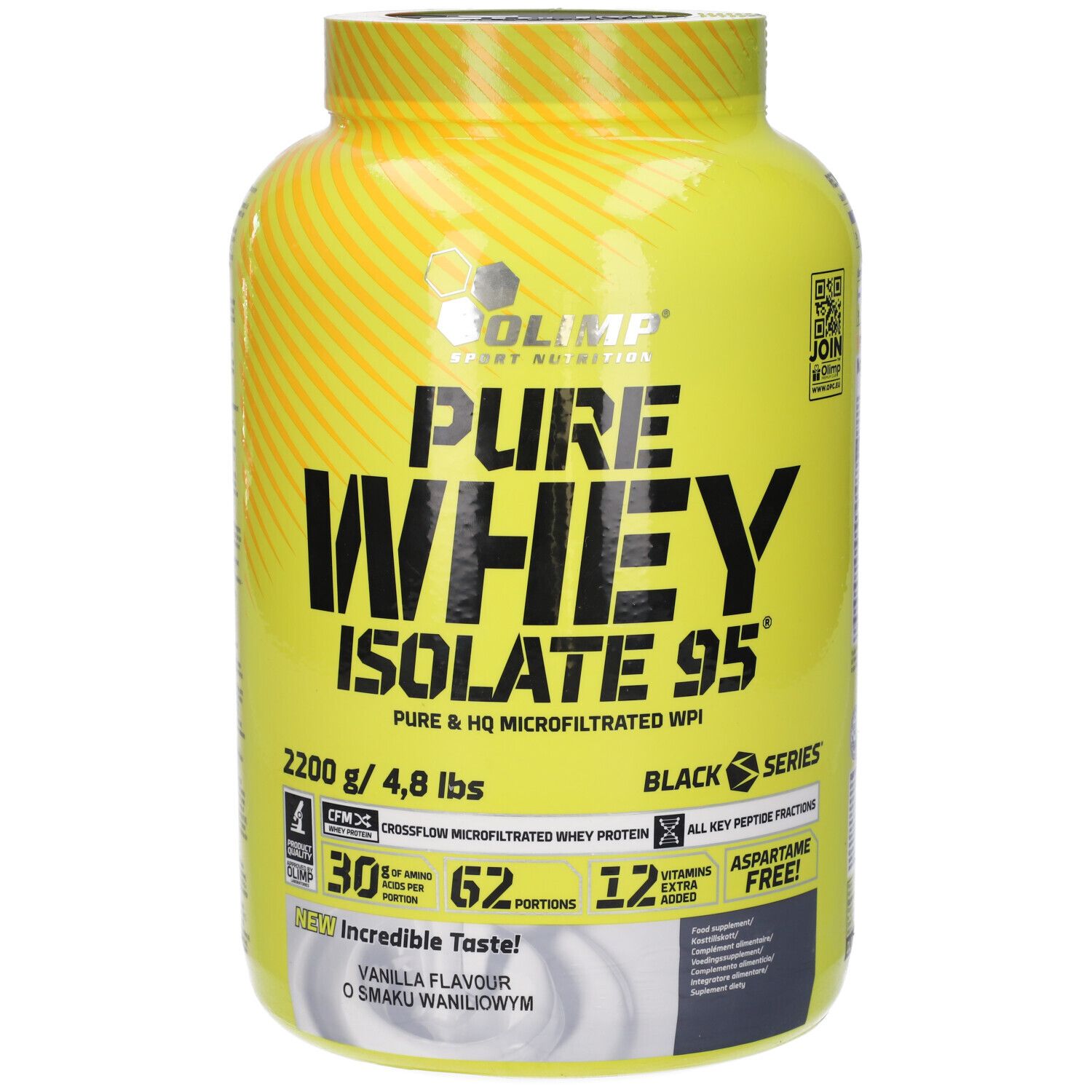 Olimp Pure Whey Isolate 95 Gusto Vanilla Polvere