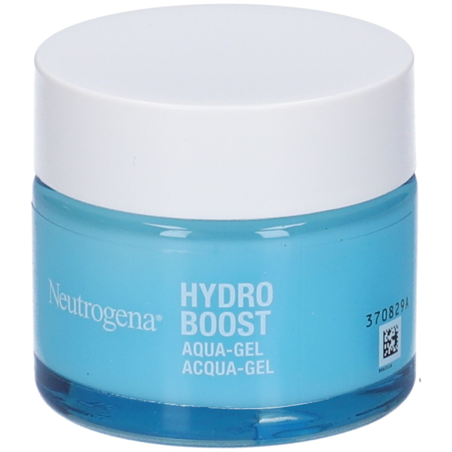 Vasetto Neutrogena Hydro Boost Aqua Gel. Testo: Hydro Boost, Aqua-Gel, 50ml.