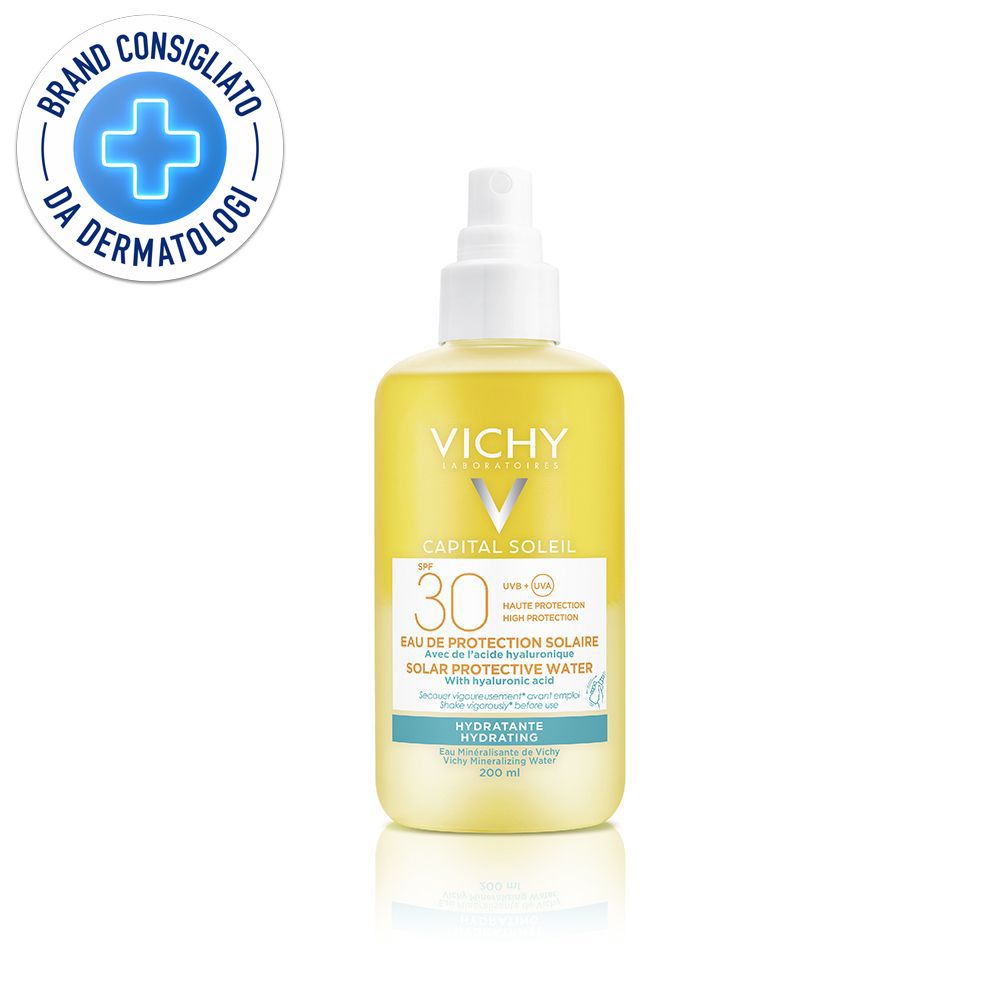 Vichy Capital Soleil Acqua Solare Protettiva Idratazione intensa SPF 30 UVB+UVA 200 ml
