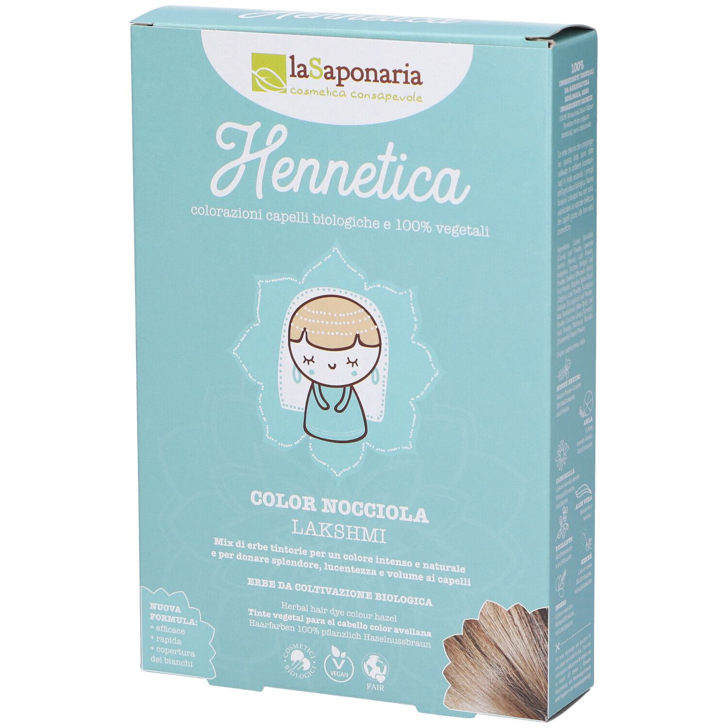 La Saponaria Tinta vegetale nocciola - Lakshmi