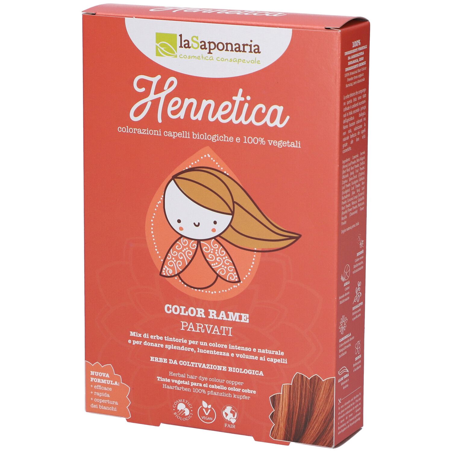 La Saponaria Tinta Vegetale Rame - Parvati