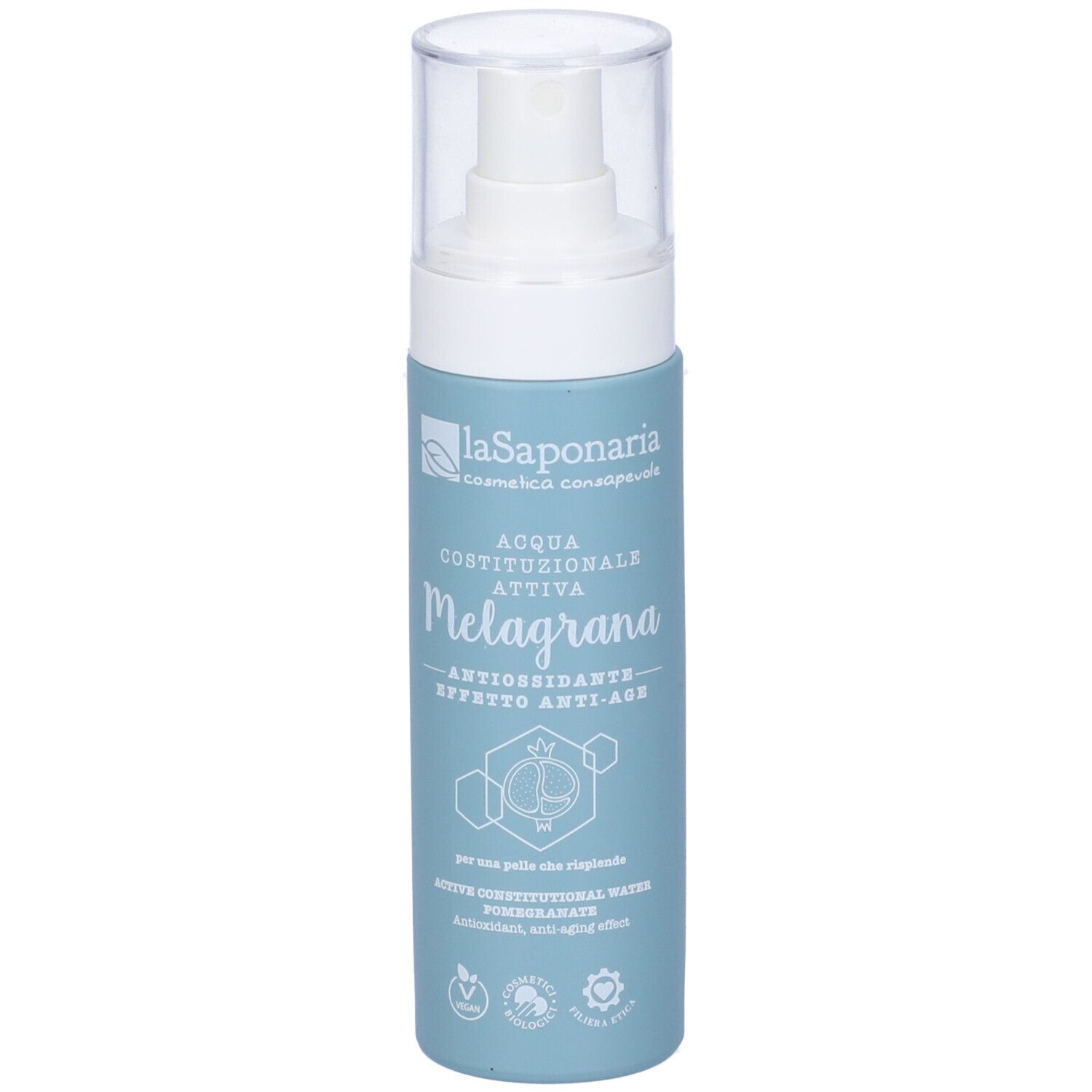 La Saponaria Acqua Attiva Antiossidante Melagrana