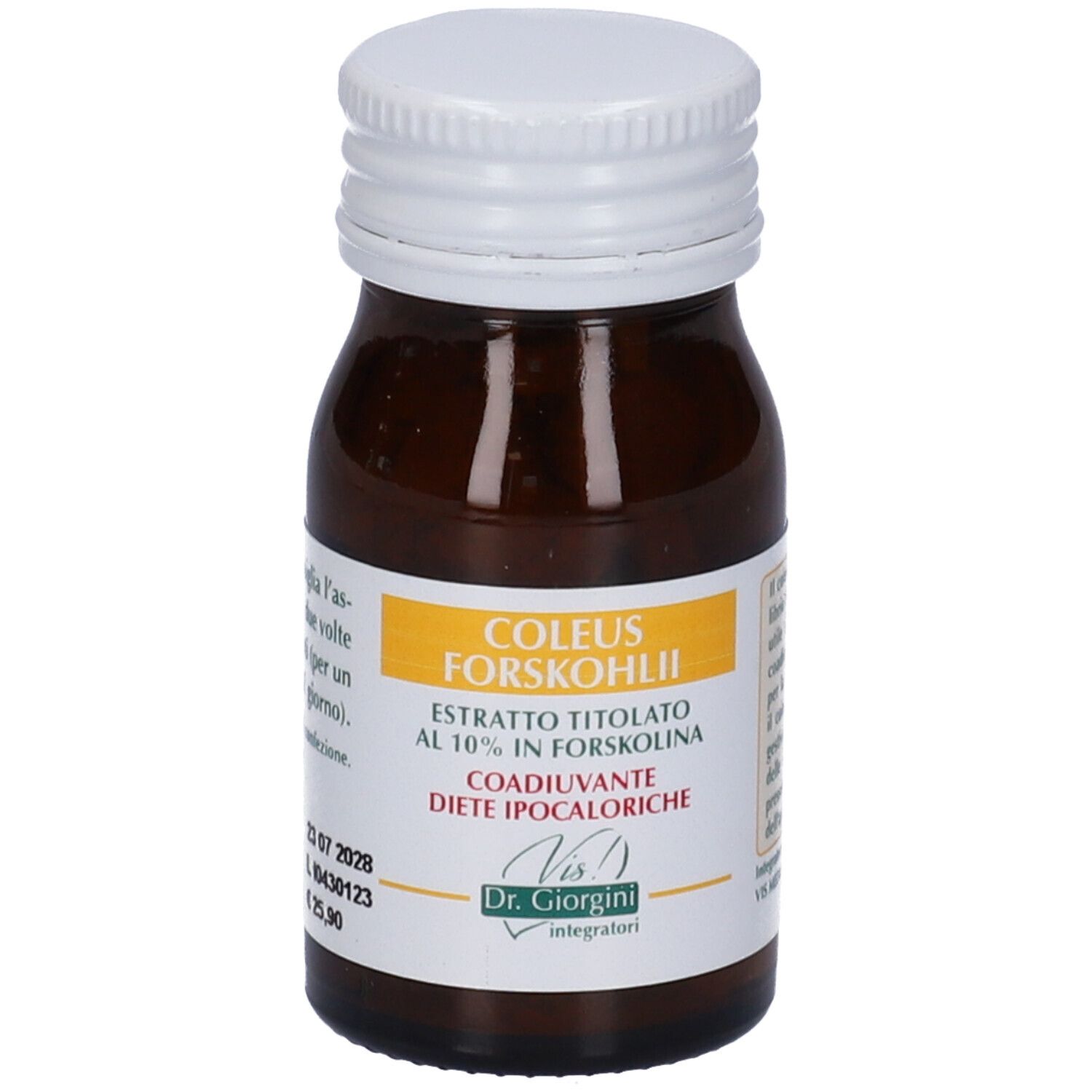 Coleus Forskohlii Estratto Titolato 60 Pastiglie