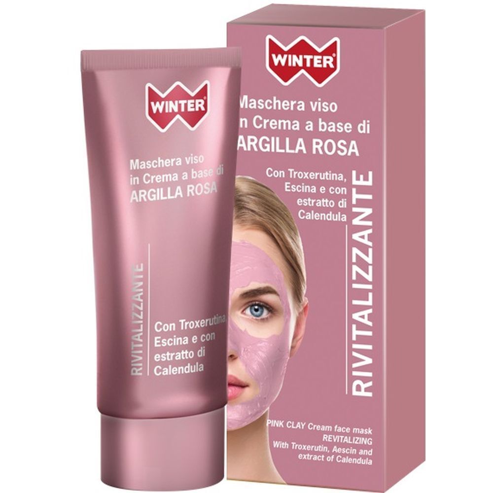 Winter Argilla Rosa Rivitalizzante Maschera Viso