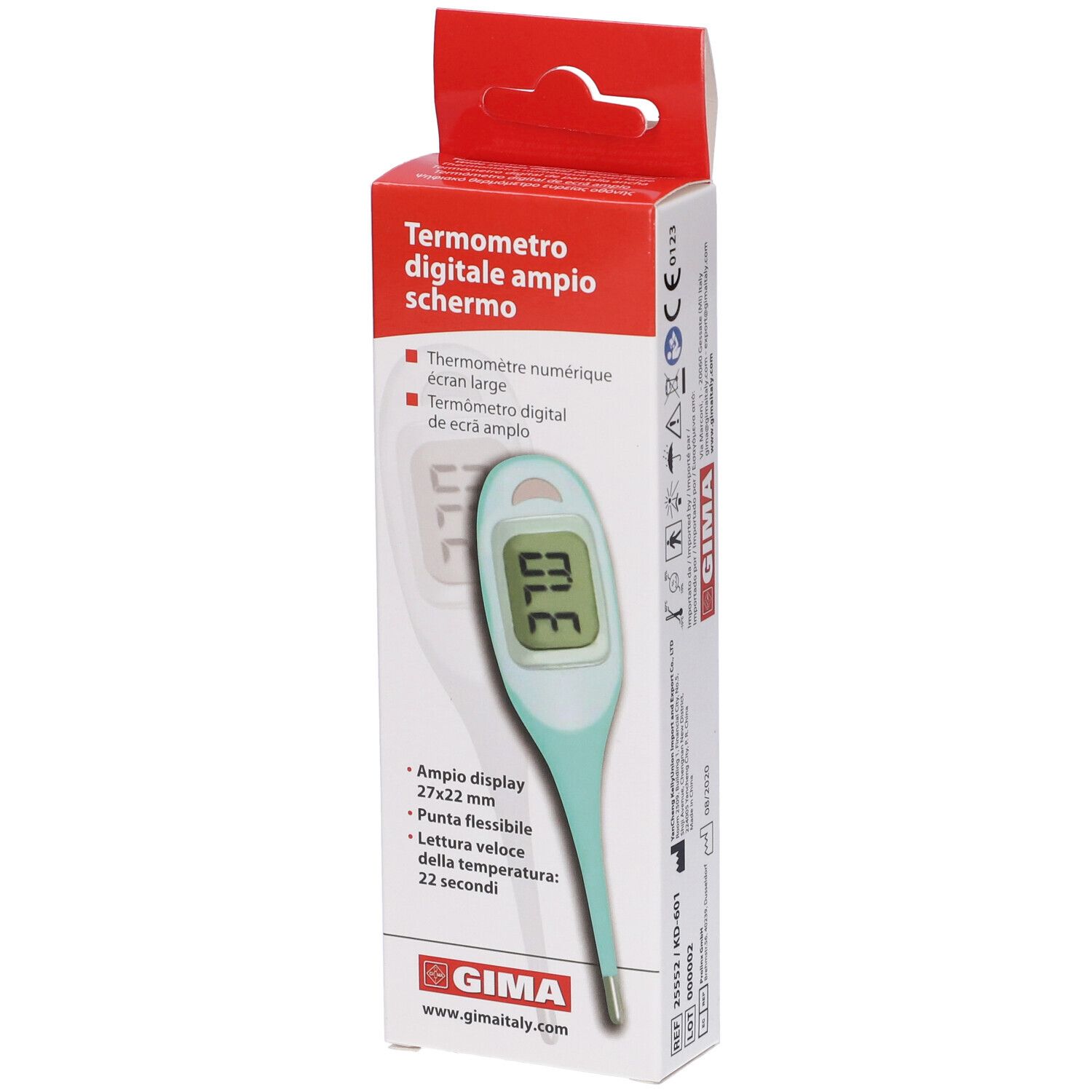 GIMA Termometro Digitale Gima Ampio Schermo - Scatola