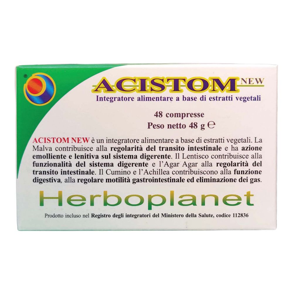 Herboplanet Malva Acistom New Integratore Digestivo 48 Compresse - Immagine 8