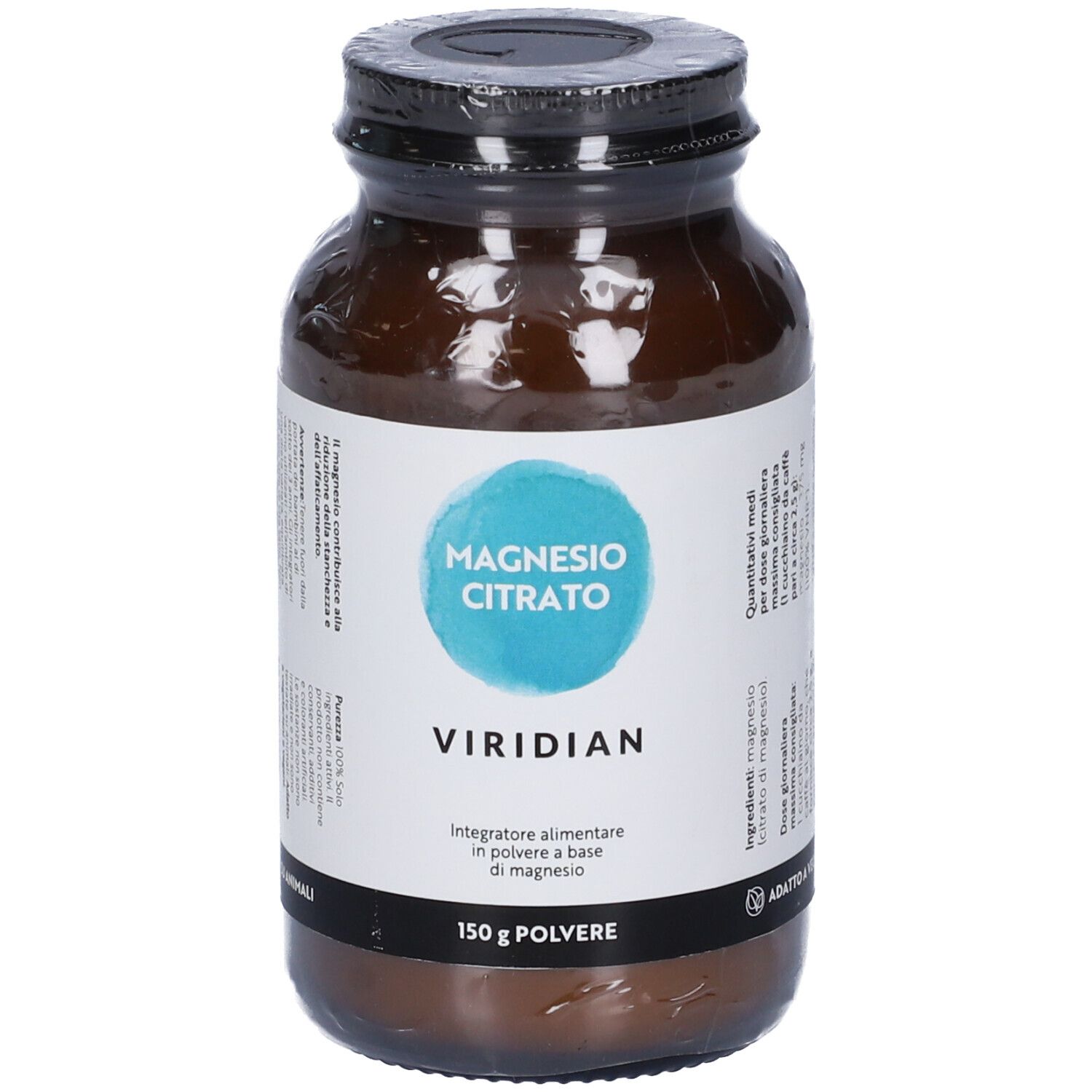 Natur - Viridian Magnesium Citrate Polvere 150G Viridian Magnesio Citrato - Immagine 6