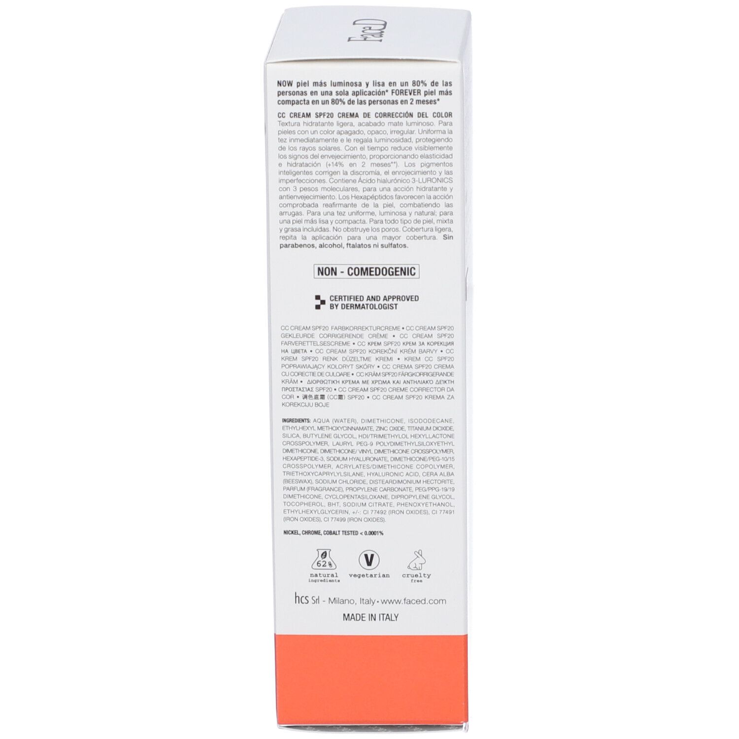 FACE D CC Cream SPF20 - Karamell