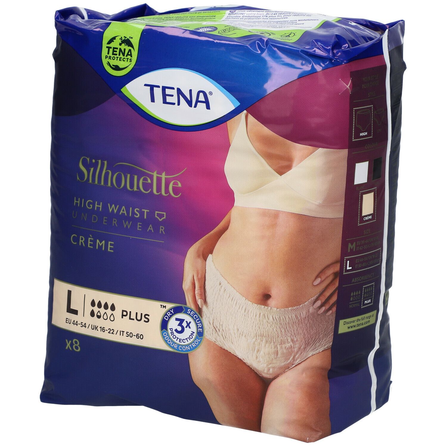 Image of TENA Silhouette Plus Crème L