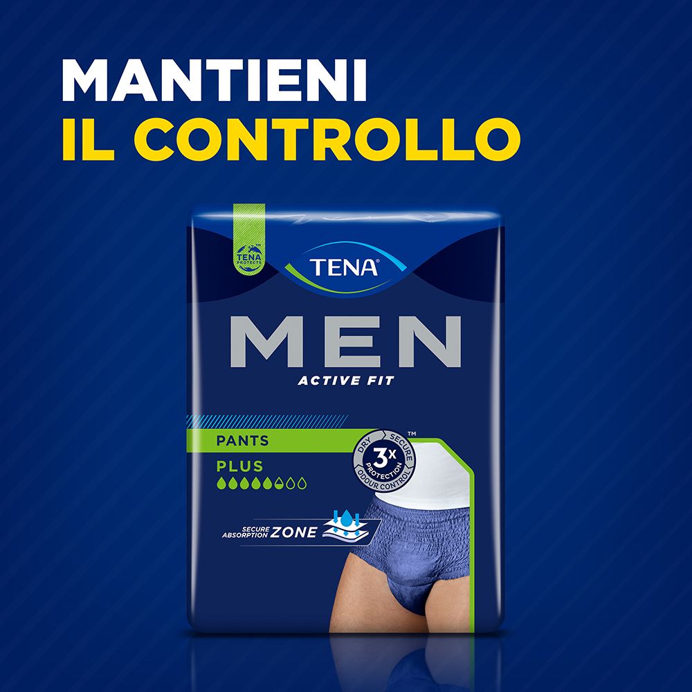 Verpackung Inkontinenzeinlage TENA Men Active Fit.