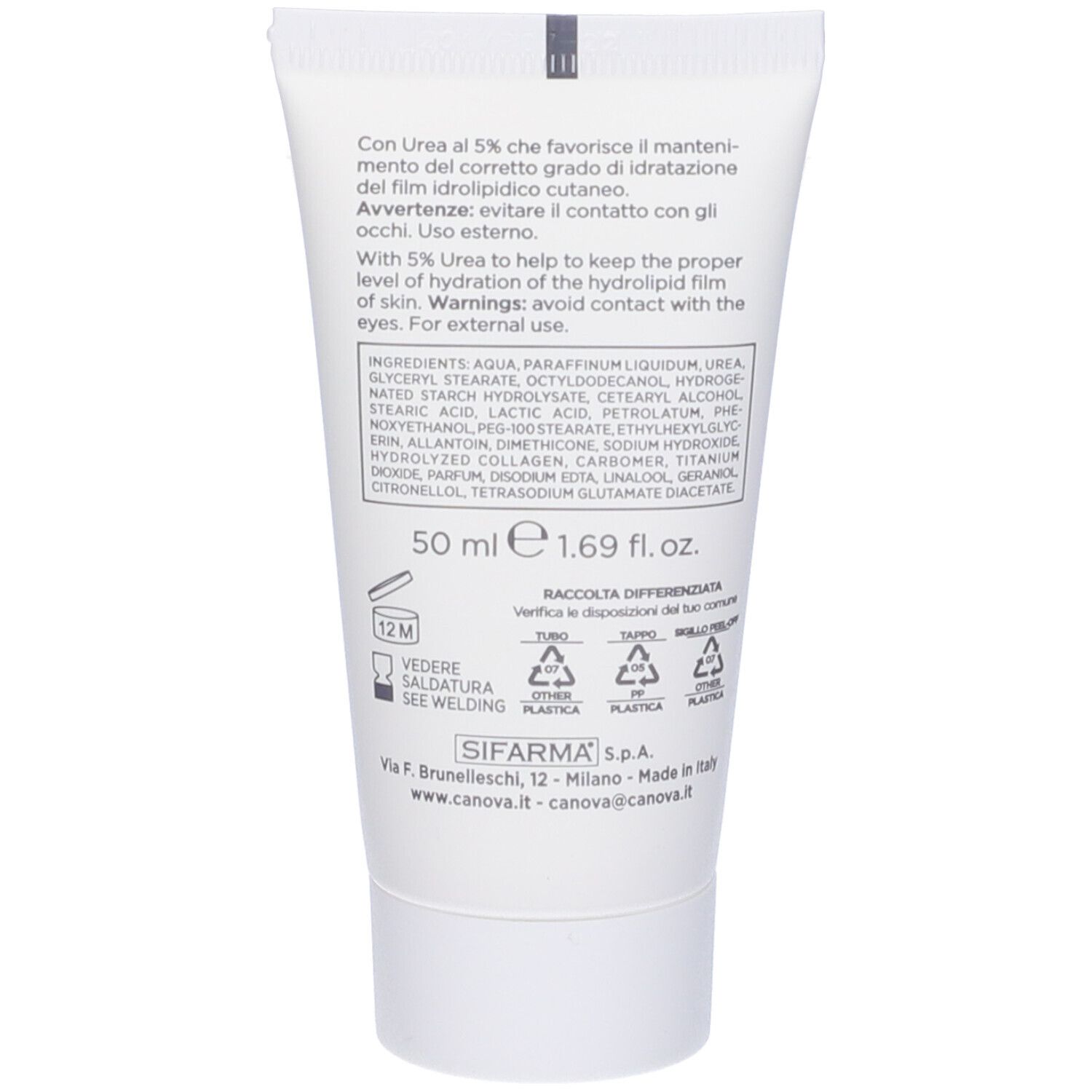 Retro del tubo. Ingredienti e istruzioni. 50 ml.