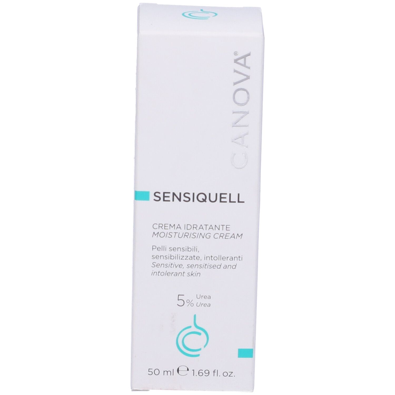 Scatola bianca Sensiquell. Crema. Canova. 5% Urea.