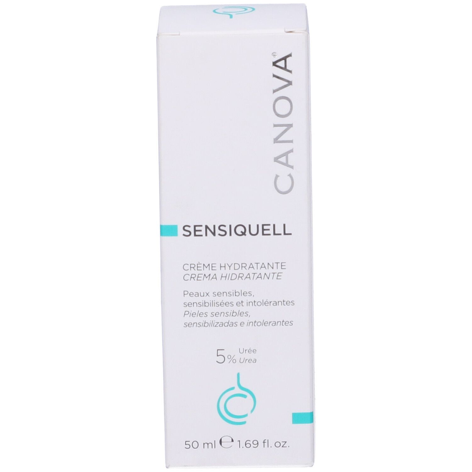 Scatola bianca Sensiquell. Crema. Canova. 5% Urea.